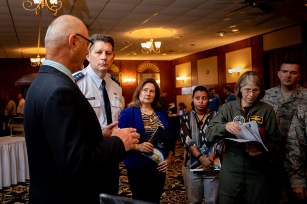 Air Force Tech Expo National Conference Services, Inc. (NCSI) tradeshow at Offutt Air Force Base in Omaha, Nebraska.